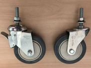 (4pçs) Rodizio Rosca R514 (2 Fixo + 2 Girat. C/ Freio) 115kg