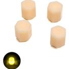4tampas Fluorescentes amarelo Pneu Carro Moto Bike