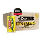 4Un Caixa De Sachês Mostarda Calcutá Amarela 7G Para Lanches Frango Salsichão Grelhados 144Un
