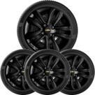 4un Calota ONIX PRISMA CORSA CELTA Aro 14 Black Piano 191cb