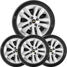 4un Calota ONIX PRISMA CORSA CELTA Aro 14 Prata 191cb