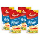 4Un Maionese DAjuda 1Kg Para Hamburguer Hot Dog Lanches Petiscos Pastéis Batata Frita