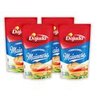 4Un Maionese DAjuda 510G Para Hamburguer Hot Dog Lanches Petiscos Pastéis Batata Frita