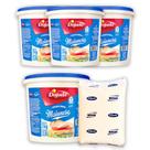 4Un Maionese DAjuda Refil 3Kg Para Restaurante Lanches Petiscos Pastéis Batata Frita