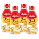 4Un Molho Mix 3 Em 1 DAjuda 185G Catchup Maionese e Mostarda Para Lanches Hot Dog Saladas