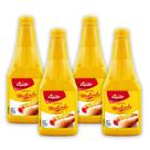 4Un Mostarda DAjuda Amarela 750G Para Lanches Frango Salsichão Grelhados