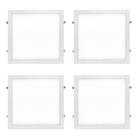 4un Painel Led Embutir 40x40 33w 6500k Bivolt Bran
