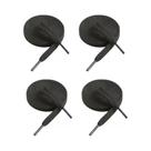 4un Par De Cadarço Flat Tênis Qualidade 140cm Cadarço Preto 4un Par De Cadarço Flat Tênis Qualidade 140cm Cadarço Preto