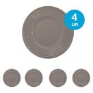 4un Prato sobremesa petiscos melamine plissé salgadinho 20cm