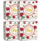 4UN Sabonete Vegetal Rosas Vermelhas 170G Davene