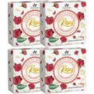 4UN Sabonete Vegetal Rosas Vermelhas 170G Davene