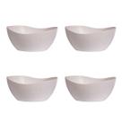 4un Tigela saladeira bowl oval 1,9lt bege 4un Tigela saladeira bowl oval 1,9lt bege
