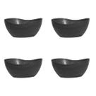 4un Tigela saladeira bowl oval 1,9lt preto 4un Tigela saladeira bowl oval 1,9lt preto