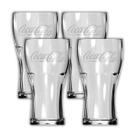 4UNI Copo Coca-Cola Contour 470ML Refresco Clássico Nadir
