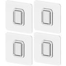 4X Adesivos De Parede Simples 6cm Cor Natural - Ou