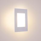 4x Balizador Embutir Caixa 4x2 Branco + LED G9 5W Branco Quente Parede Escada St1314