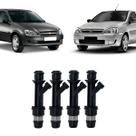 4x BICOS INJETORES CORSA CLASSIC HATCH CELTA 1.0 25319300