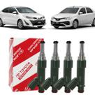 4x BICOS INJETORES DENSO ETIOS YARIS 1.3 1.5 2325047080