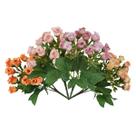 4x Buquê de Rosinha Artificial (28cm) Sortida SMO