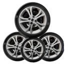 4x Calota ARGO CRONOS Siena Palio Aro 15 Prata Logo Novo