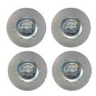 4x Calota Centro Roda Gm Vectra Elegance 2006/ Boton cromado