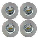 4x Calota Centro Roda Gm Vectra Elegance 2006/ Boton dourado