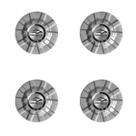 4x Calota Centro Roda Mangels Wind Prata Aro 13 PDAC9202