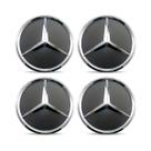 4x Calota centro roda mercedes Slk 200 250 300 320 grafite