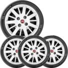 4x Calota FIAT PALIO NOVO UNO SIENA Aro 14 com Emblema 073cb