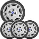 4x Calota FIAT PALIO UNO MILLE SIENA Aro 13 Emblema 050cb