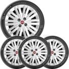 4x Calota FIAT PUNTO IDEA SIENA Aro 15 com Emblema 208cp