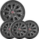 4x Calota Fiat Punto Palio Siena Idea Aro 15 Grafite 229cp