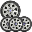 4x Calota Fiat Uno Palio Aro 13 com Emblema 072cb