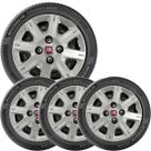 4x Calota Fiat Uno Way Palio Aro 13 com Emblema 072cb