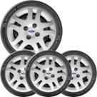 4x Calota Ford Fiesta Ka Escort Aro 14 com Emblema 026cb 4x Calota Ford Fiesta Ka Escort Aro 14 com Emblema 026cb