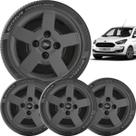 4x Calota Ford Ka Fiesta Aro 13 Grafite 013cb