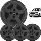 4x Calota Ford Ka Fiesta Aro 13 Preto 013cb