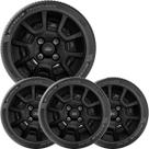 4x Calota FORD KA HATCH KA SEDAN Aro 13 Preto Emblema 124cb
