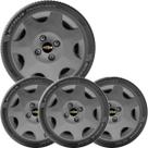 4x Calota GM CORSA CELTA CLASSIC Aro 13 Grafite Emblem 118cb