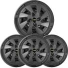 4x Calota Gm Corsa Prisma Onix 14 a 16 Aro 14 Grafite 133cb