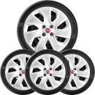 4x Calota Grand Siena 2014 Aro 15 com emblema 214cp