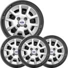 4x Calota Jogo FORD KA HATCH e SEDAN Aro13 com emblema 124cb
