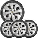 4x Calota Jogo GM Onix Prisma Aro 14 com Emblema 373cb