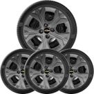 4x Calota Onix 2020 21 22 23 24 2025 Aro 14 Grafite 378cb