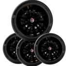 4x Calota PALIO SIENA UNO Argo Cronos Black Piano Aro 14