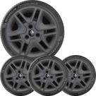 4x Calota Renault Kwid Aro 14 2018 2019 2020 Grafite 877cp