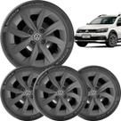 4x Calota Vw Voyage Saveiro 19 20 21 Aro 14 Grafite 249ca