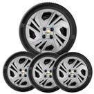 4x Calotas GM Onix Prisma 2023/2025 Aro 15 prata