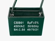 4x Capacitor Partida 8uf/450v Fio 47x23x35mm Cbb61