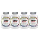 4x Complexo Vitaminas Adek A, D, E, K 240 Cápsulas 500mg - Flora nativa do Brasil
